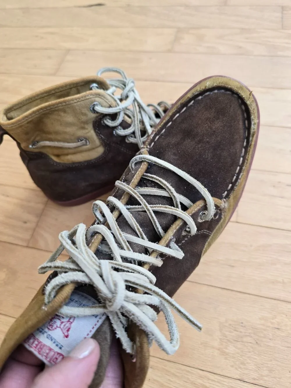 vintage Y2K | True Religion brown suede classic boots | MENS 8.5
